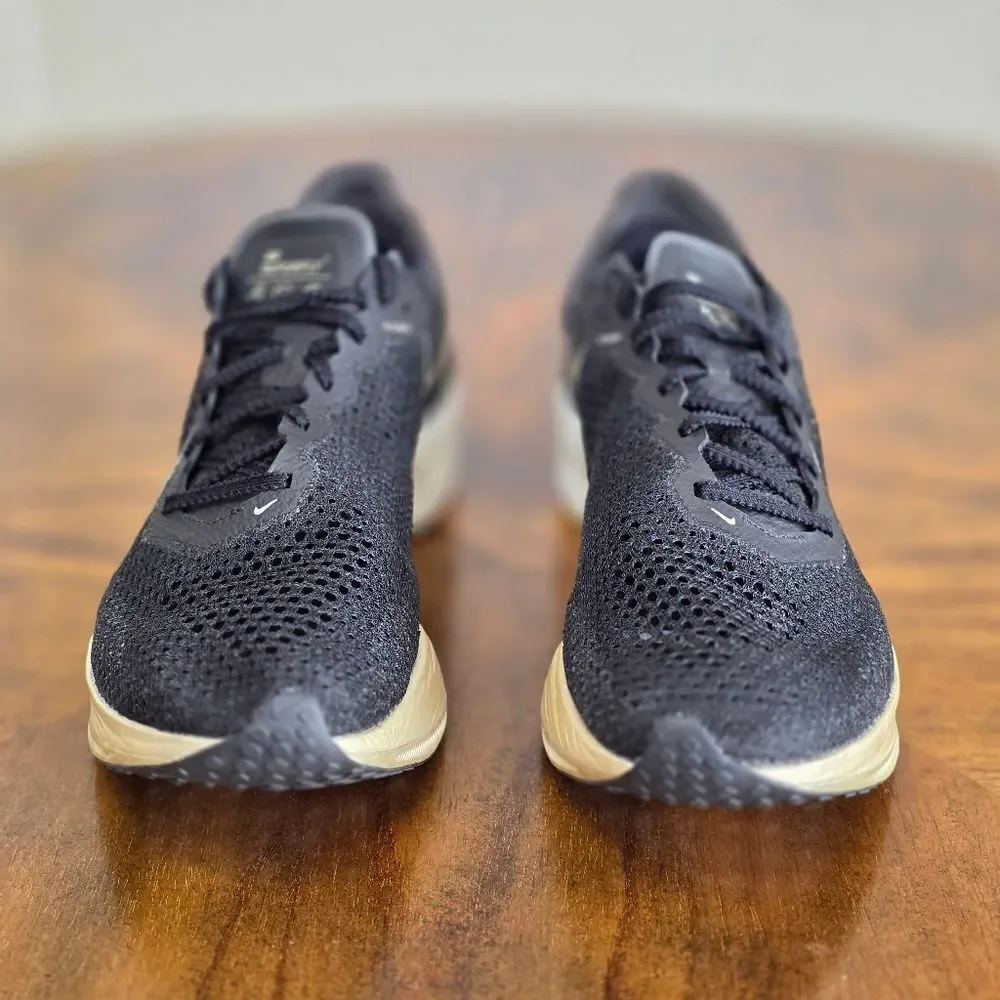 Nike ZoomX Vaporfly Next% 3 Men’s Size 9 Black Metallic Gold Grain LE DV4129-001